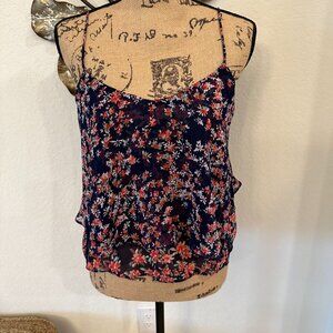 🌸 EXPRESS Sheer Floral Cami Tank – Size M 🌸
